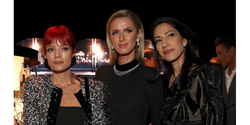 Nicky Hilton is seen with her new friends Lily Allen and Huma Abedin at a fashion show in NYC