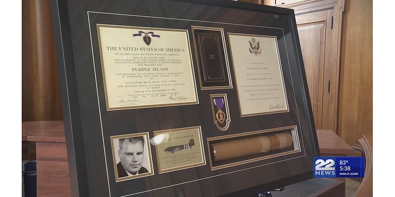 Purple Heart of WWII hero finds home in Springfield