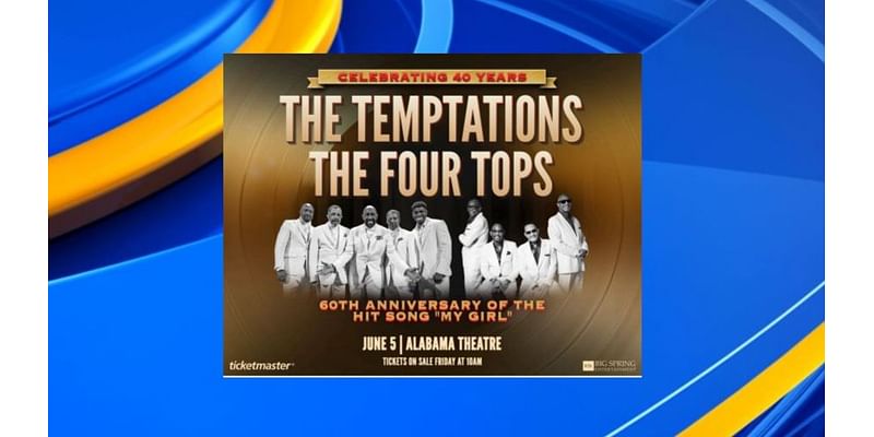 The Temptations and Four Tops coming to Birmingham in 2025