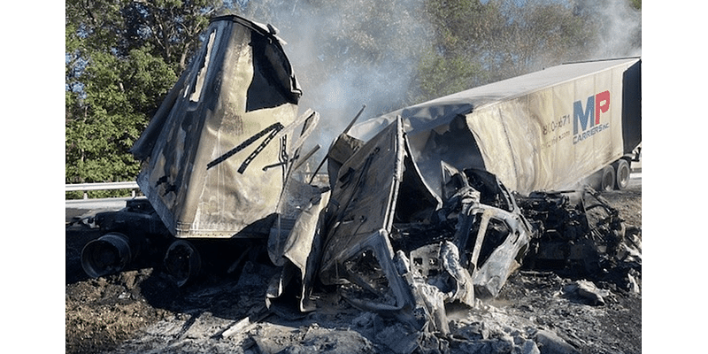 Interstate 40 East partially closed in Hickman County due to semi-truck crash