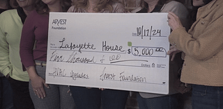 Arvest Foundation donates $5,000 to Lafayette House