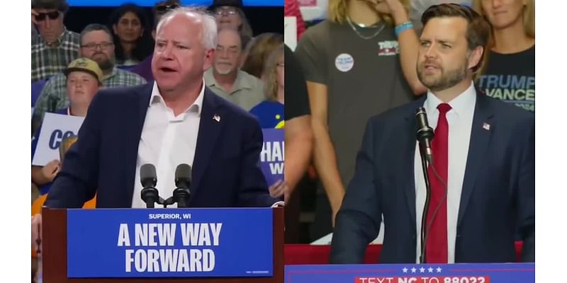 Walz and Vance will meet in their first and possibly only vice presidential debate - WSVN 7News