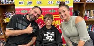 PHOTOS: DeWitt fifth grader wins Super Bowl tickets for learning lifesaving skill