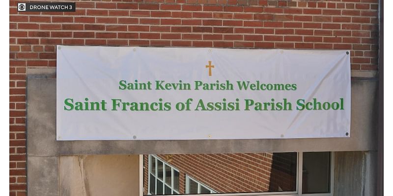 St. Kevin School in Springfield, Pennsylvania, prepares to welcome St. Francis of Assisi students after fire