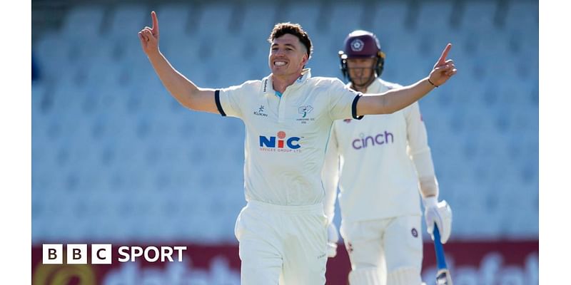 Matthew Fisher: Surrey sign Yorkshire fast bowler for 2025 season