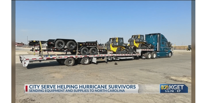 CityServe Kern sends equipment, supplies to North Carolina for hurricane relief efforts