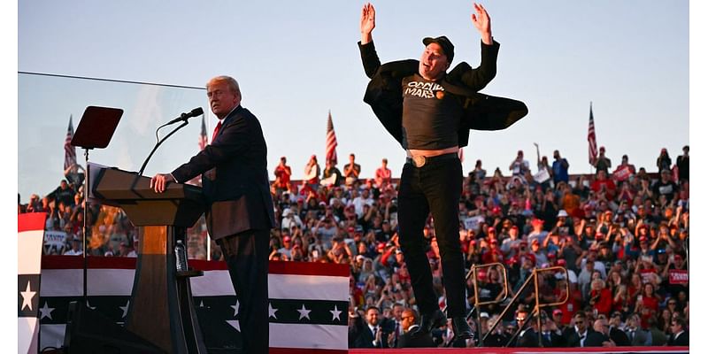 Elon Musk Jumped for Trump at Butler Rally