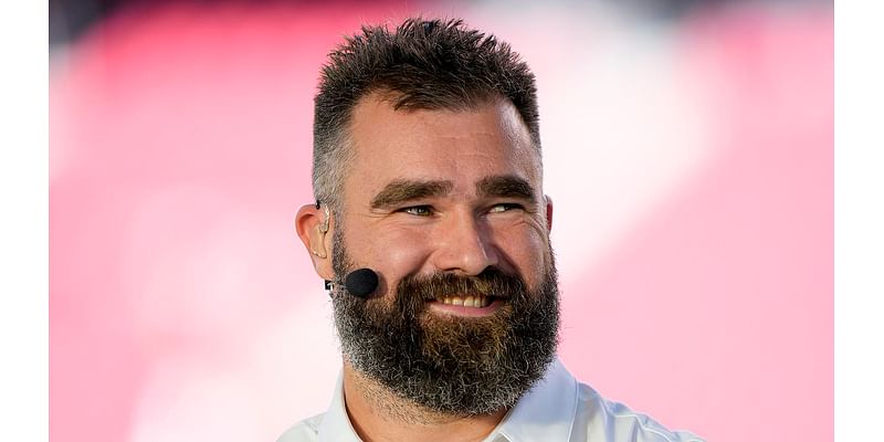 Jason Kelce shows off his 't**s' AGAIN on ESPN as NFL fans go wild for analyst's latest on-air gameday outfit