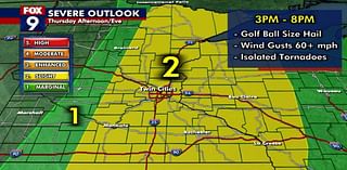 Live updates: What to expect with Thursday's potentially severe weather