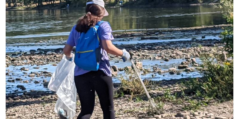 Oswego residents help pick up trash as part of It’s Our Fox River Day