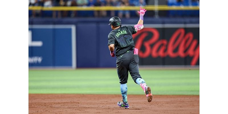 Jonathan Aranda stays hot, leads Rays past Blue Jays