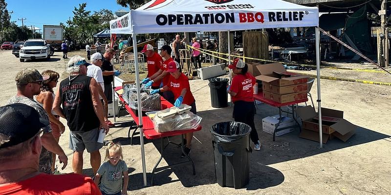 ‘People pull together’: Volunteers from across the country help Big Bend recover