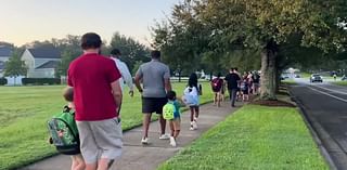 VIDEO: Fathers and father figures join Southeast Tallahassee kids for 'Walking School Bus'