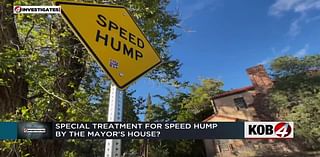 4 Investigates: Funding questions about the mayor’s speed hump