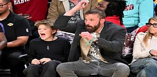 Ben Affleck and Son Samuel, 12, Cheer on the Los Angeles Lakers Courtside in Rare Father-Son Outing