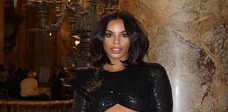 Rochelle Humes bares her washboard abs in a sequinned crop top after tearing through FIVE outfit changes during a hectic Paris Fashion Week