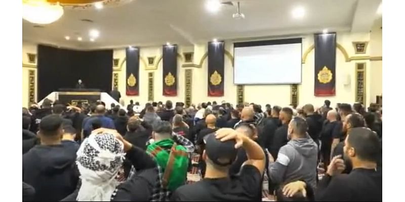 Hundreds of worshippers spill onto Sydney streets as Muslims gather at mosques to pay tribute to Hezbollah terror chief killed in Israeli airstrike - as Middle East teeters on the brink of all-out war