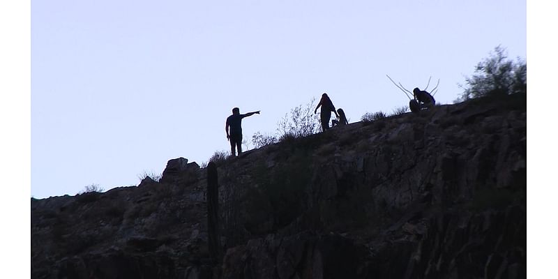 As extreme heat persists, hikers take to the trails during the evening hours