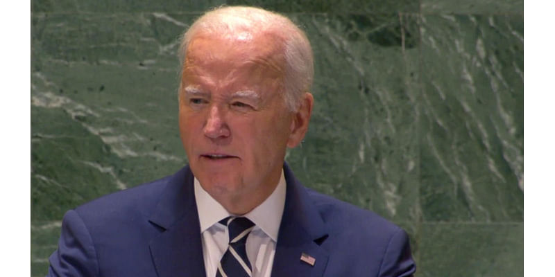 'We will not let up on our support': Biden speaks about Ukraine at U.N. General Assembly