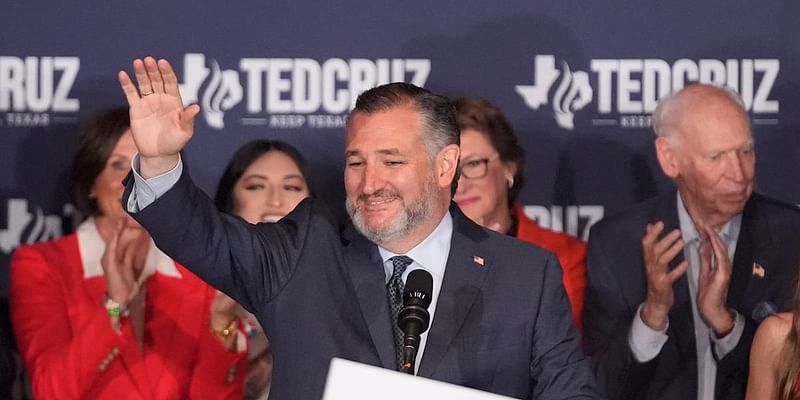 Republican Ted Cruz of Texas wins a third term to the US Senate