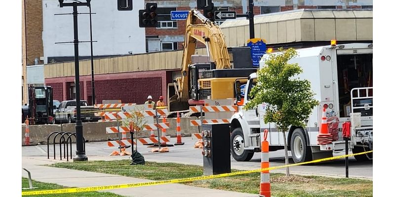 Natural gas line rupture in downtown Des Moines forces road closures, evacuations