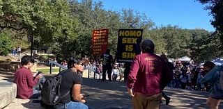 Texas State University President addresses "hateful" and "disgusting" protest on campus