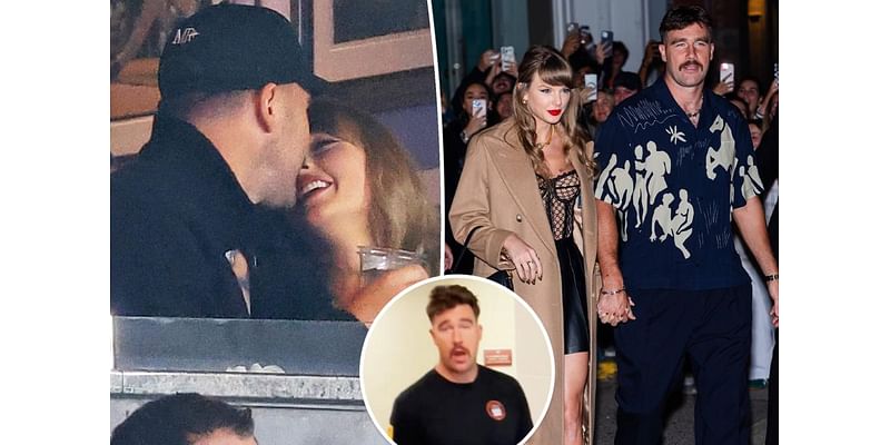 Travis Kelce jokes he ‘didn’t do nothing’ during bye week — despite PDA-filled NYC getaway with Taylor Swift