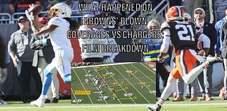 What happened on Browns' blown coverages against the Chargers? Film breakdown (Video)