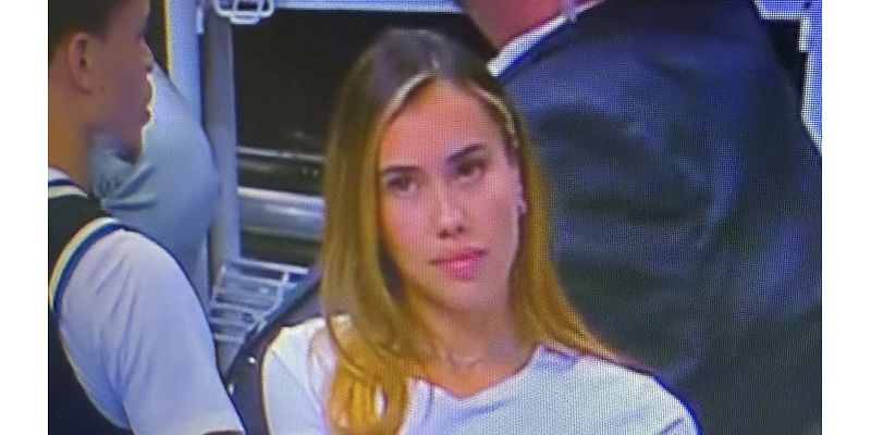 Stunning NBA fan goes viral after gazing at player from courtside