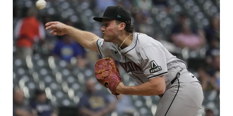 Pfaadt ties Arizona record with 7 straight strikeouts in Diamondbacks’ 5-1 victory over Brewers