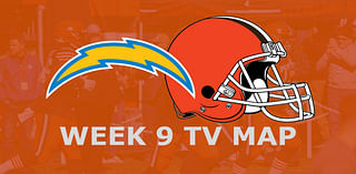 Los Angeles Chargers vs. Cleveland Browns: Week 9 TV Map