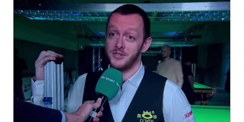 Snooker ace Mark Allen forced to apologise to ITV reporter for 'angry' interview after fuming 'table needs to be burned'