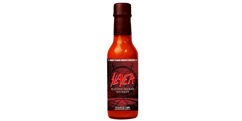 Slayer have their own hot sauce now, and we can’t believe it isn’t called “Hell Awaits”