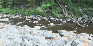 Officials prepare to fill creek bed sinkhole in Luzerne