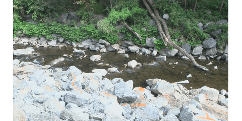 Officials prepare to fill creek bed sinkhole in Luzerne