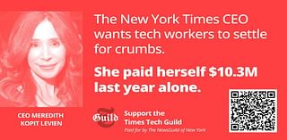 New York Times tech employees remain on strike, Guild targets high-paid CEO Meredith Kopit