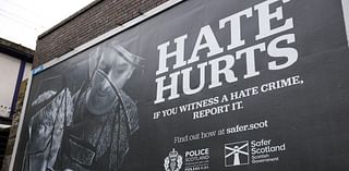 Recorded hate crimes in Scotland soar by 63% after law introduced