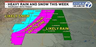 Heavy rain and snow Thursday and Friday