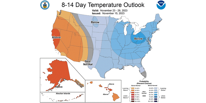 Temperatures Will Plunge Thanksgiving Week: WI Weather