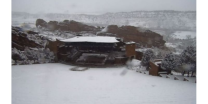 Red Rocks postpones 3 shows due to snow. How often does it happen?