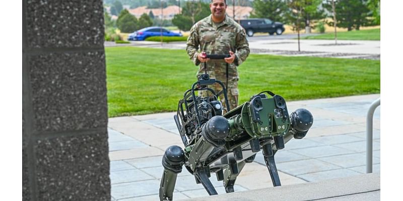 Photos: Robot dog ‘Chappie’ sniffs out nuclear threats at US Space Force base