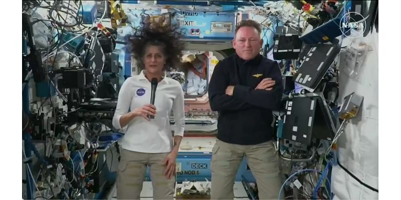 Needham astronaut Suni Williams gives shoutout to Patriots from ISS - Boston News, Weather, Sports