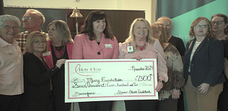 Donation to Mercy Foundation will help pay for mammogram screenings