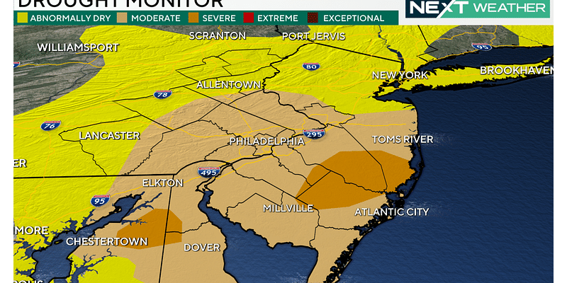 Dry weather continues in Philadelphia as temps warm up. See the full forecast.