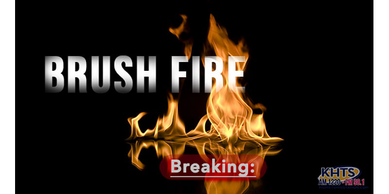 Brush Fire Breaks Out Near Castaic Lake