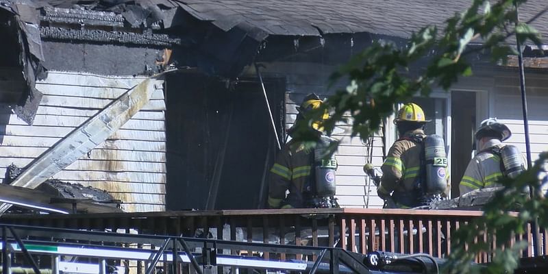 Fire displaces occupants from two homes in four-unit structure Saturday