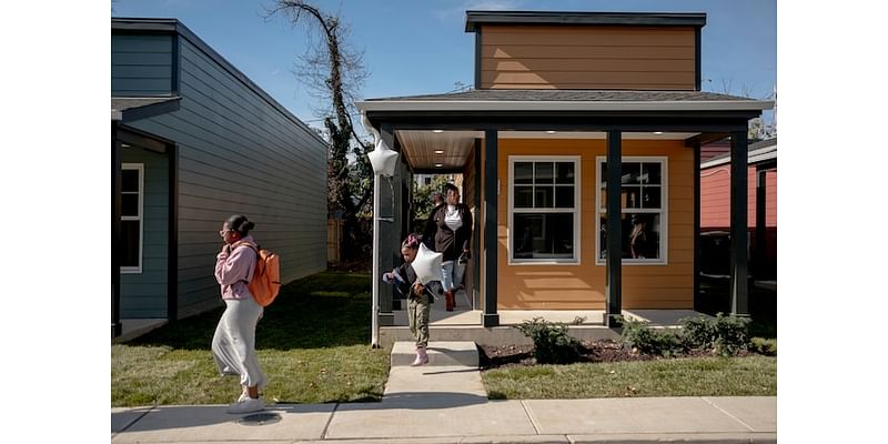 Tiny houses in East Baltimore create new community for unhoused families