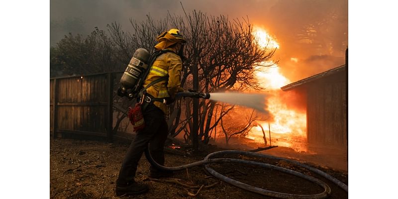 Dry weather fuels wildfires on both coasts