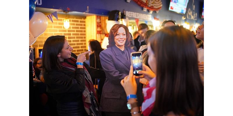 Sombre mood at event for UK-based Democrats in London