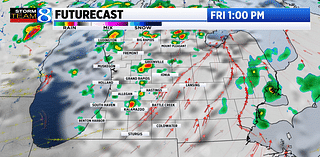 Chance of thunderstorms develops Friday, a few may be strong